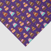 Papier Mousseline Joyeux gâteaux d'anniversaire (Détail)