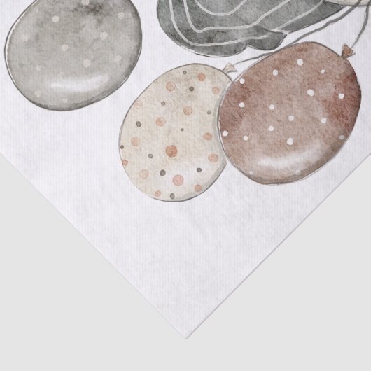 Papier Mousseline Joyeux Gnome d'anniversaire (Détail)