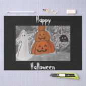 Papier Mousseline Joyeux Halloween (Artisanat)