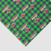 Papier Mousseline Joyeux Joyeux Joyeux Joyeux Camion Rouge (Détail)