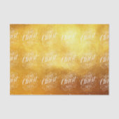 Papier Mousseline Joyeux Joyeux Noël de luxe Script religieux (Recto)