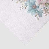 Papier Mousseline Joyeux lapin lapin de Pâques Floral (Détail)