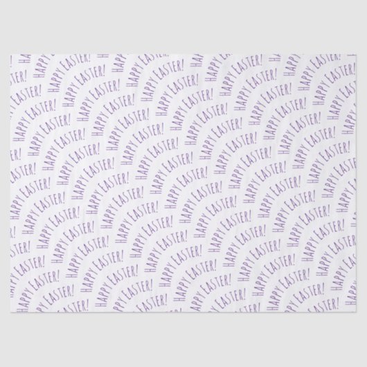 Papier Mousseline Joyeux Motif de Pâques (Recto)