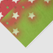 Papier Mousseline Joyeux Motif d'étoiles de Noël (Détail)
