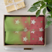 Papier Mousseline Joyeux Motif d'étoiles de Noël (Cadeau)