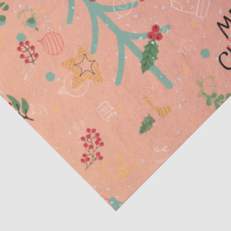 Papier Mousseline Joyeux Noël
