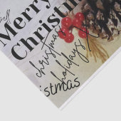 Papier Mousseline Joyeux Noël (Détail)