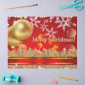 Papier Mousseline Joyeux Noël (Artisanat)