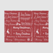 Papier Mousseline Joyeux Noël (Recto)