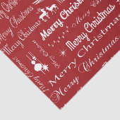 Papier Mousseline Joyeux Noël (Détail)