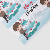 Papier Mousseline Joyeux Noël (Détail)