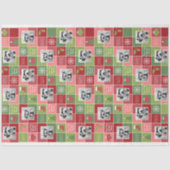 Papier Mousseline Joyeux Noël avec 2 photos et salutation personnali (Recto)