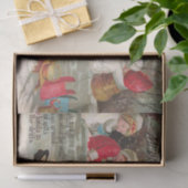 Papier Mousseline Joyeux Noël avec poème ! par Ellen Clapsaddle (Cadeau)