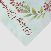 Papier Mousseline Joyeux Noël Cardinal Classique  (Détail)