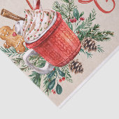 Papier Mousseline Joyeux Noël Chocolat Chocolat Chocolat Mug and Swe (Détail)