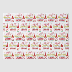 Papier Mousseline Joyeux Noël De Notre Gnome À Votre