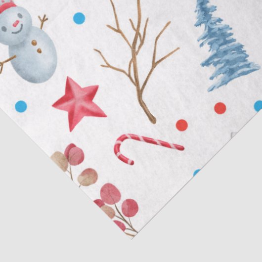 Papier Mousseline Joyeux Noël Design 3 (Détail)