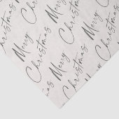 Papier Mousseline Joyeux Noël écriture simple manuscrite (Détail)