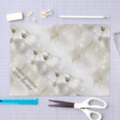 Papier Mousseline Joyeux Noël et une bonne année (Artisanat)