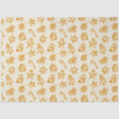 Papier Mousseline Joyeux Noël Gingerbread Cookies (Recto)