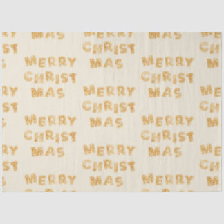 Papier Mousseline Joyeux Noël Gingerbread Cookies Lettres