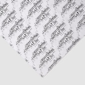 Papier Mousseline Joyeux Noël Joyeux Nouvel An Tissu Papier (Détail)