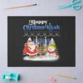 Papier Mousseline Joyeux Noël juif Chrismukkah Hanoukka (Artisanat)