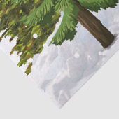 Papier Mousseline Joyeux Noël motoneige de vacances Découpage artisa (Détail)