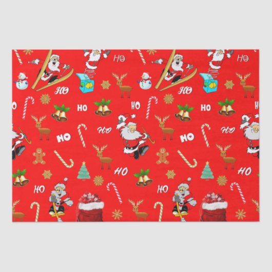 Papier Mousseline Joyeux Noël Nice Naughty 25 décembre Noël (Recto)