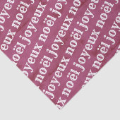 Papier Mousseline Joyeux Noël Noël (Détail)