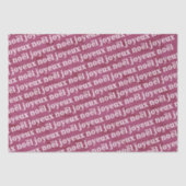 Papier Mousseline Joyeux Noël Noël (Recto)