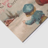 Papier Mousseline Joyeux Noël par Ellen Clapsaddle (Détail)