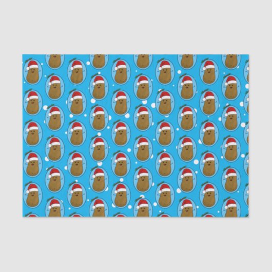 Papier Mousseline Joyeux Noël Patate (Recto)