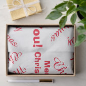 Papier Mousseline Joyeux Noël Père Noël Salutation (Cadeau)