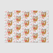 Papier Mousseline Joyeux Noël Sloth | Vacances (Recto)