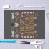 Papier Mousseline Joyeux Noël Steampunk Noël Vilain Noël (Artisanat)