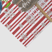 Papier Mousseline Joyeux Noël Tissu Papier Elf (Détail)