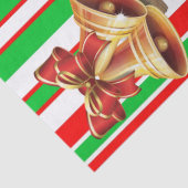 Papier Mousseline Joyeux Noël Tissu Papier Père Noël Elf (Détail)