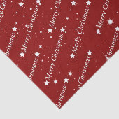 Papier Mousseline Joyeux Noël, voeux de vacances, (Détail)