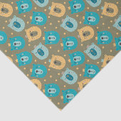 Papier Mousseline Joyeux Ours Kings (Détail)