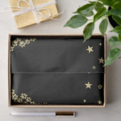 Papier Mousseline Joyeux Pawlidays, Or brillant Paw sapin de Noël (Cadeau)