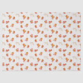 Papier Mousseline Joyeux Renne Fêtes (Recto)