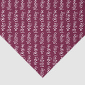 Papier Mousseline Joyeux script de Noël | Couleurs modifiables (Détail)