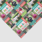 Papier Mousseline Joyful & Bright Holiday 5 Photo Collage (Détail)