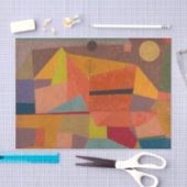 Papier Mousseline Joyful Mountain Landcape par Paul Klee (Artisanat)