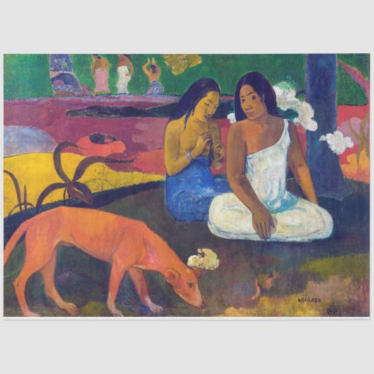 Papier Mousseline Joyosité, Gauguin (Recto)