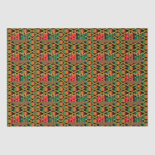 Papier Mousseline Joyous Kwanzaa (Recto)