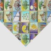 Papier Mousseline Judaïque 12 Tribus D'Israël Art Imprimer (Détail)