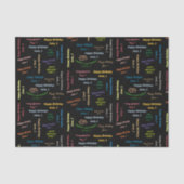 Papier Mousseline Juin, 1er Anniversaire Tissue Paper (Recto)