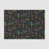 Papier Mousseline Juin, 23 Anniversaire Tissue Paper (Recto)